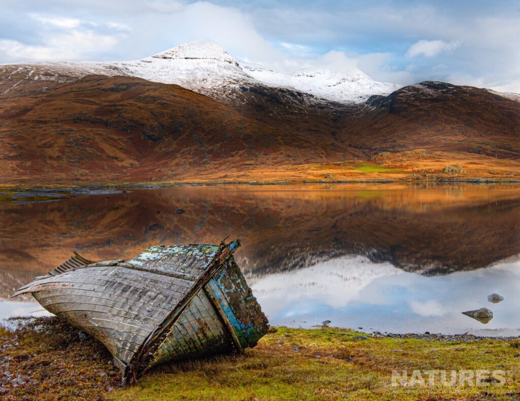 An abandoned derelict boat photographed by Neil Davidson during one of the NaturesLens photography Holidays to the Isle of Mull